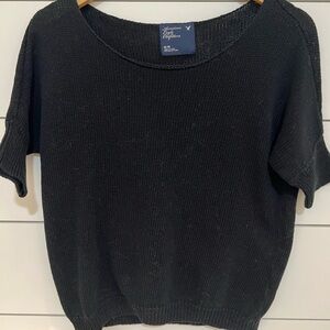 American Eagle AEO 2010s Black Cotton Sweater Medium Bella Swan Twilight ALT
